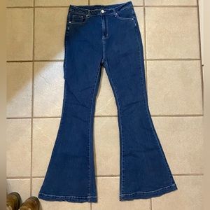 SHEIN Bell bottom Jeans High Waisted